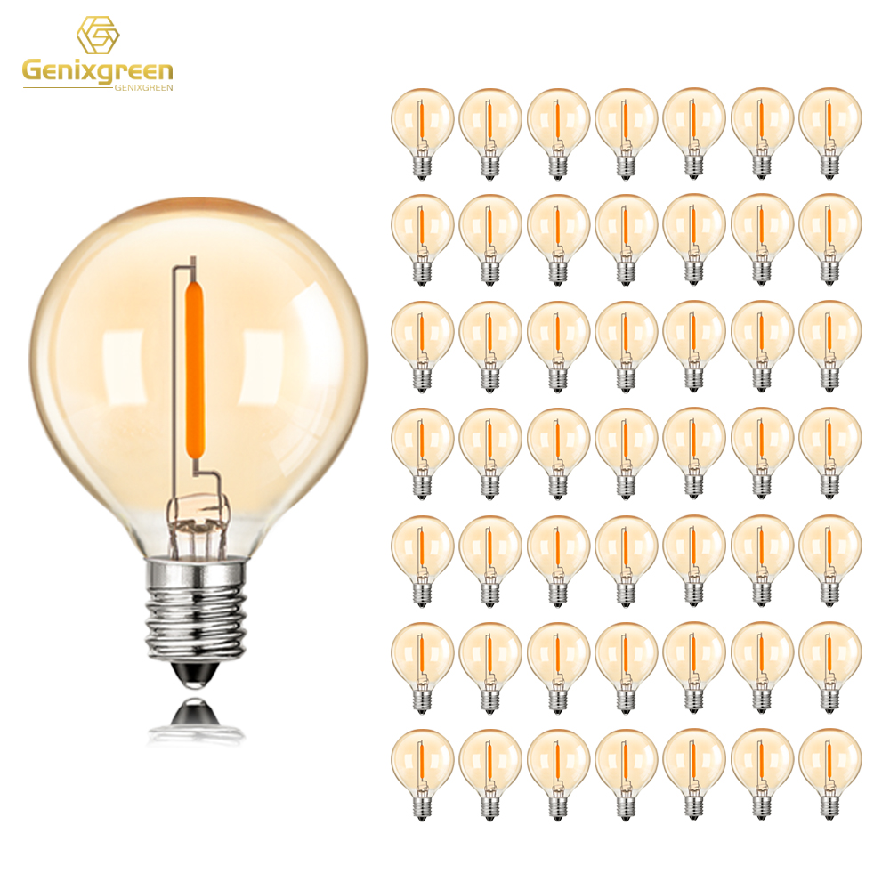 Outdoor Lighting Glass Replacement - 50 Stücke G40 String Licht Ersatz