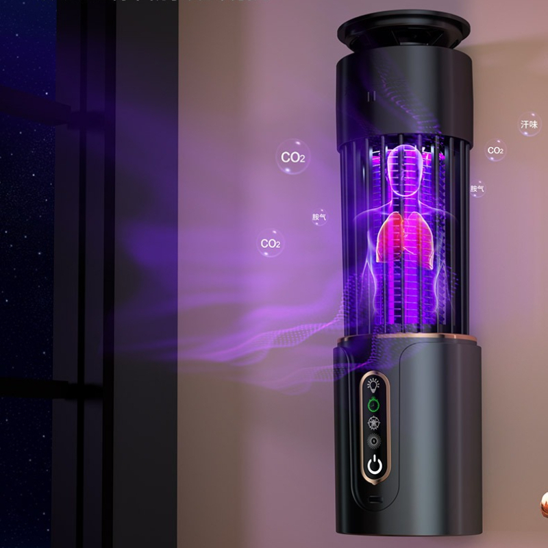 Outdoor Lighting Wall Mount - Mückenkiller-Lampe, geräuschloser Insektenvernichter, violettes Licht, elektrischer