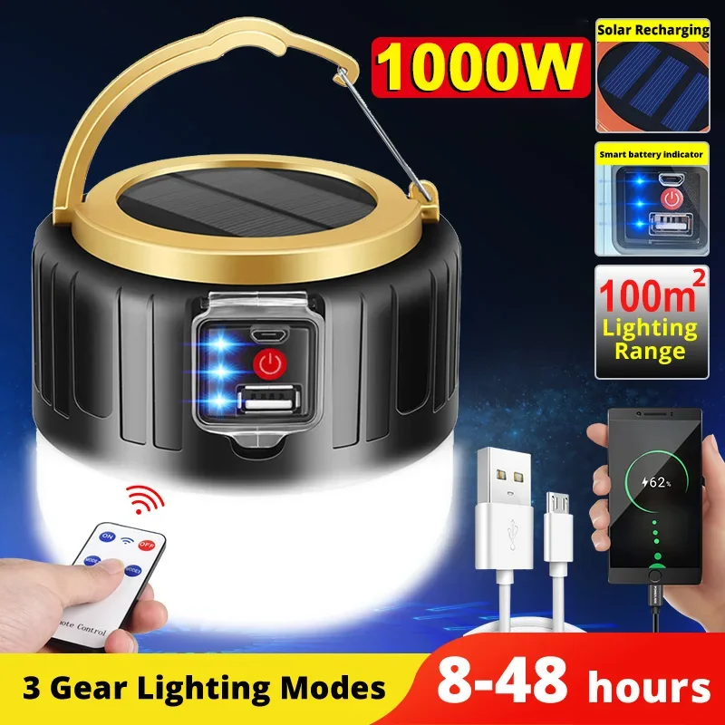 Outdoor Lighting Led Fixtures - LED Solar Camping Licht Power Bank