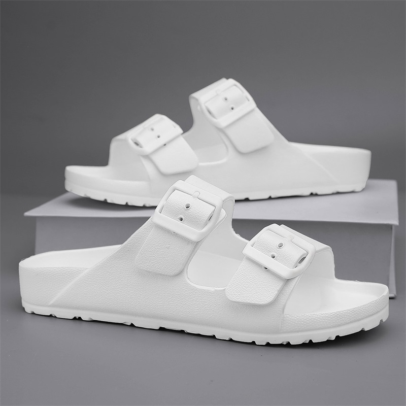 Outdoor Lighting For Your Home - Doppelschnallen-EVA-Slipper für Herren und Damen, ultraweiche,