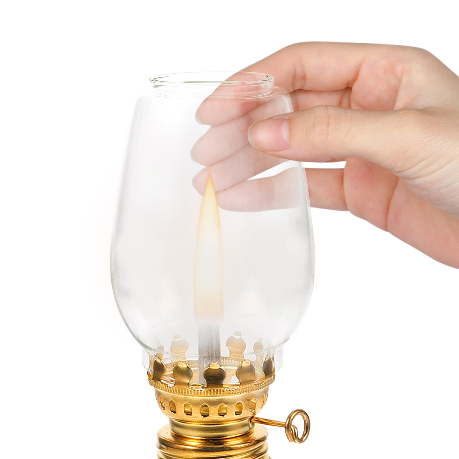 Outdoor Lighting Glass Replacement - 2 Stück Öllampenschirm aus Glas für