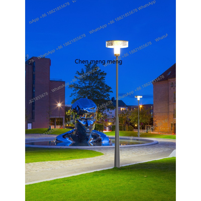 Outdoor Lighting Pole - Outdoor Modern Simple Garden Solar High