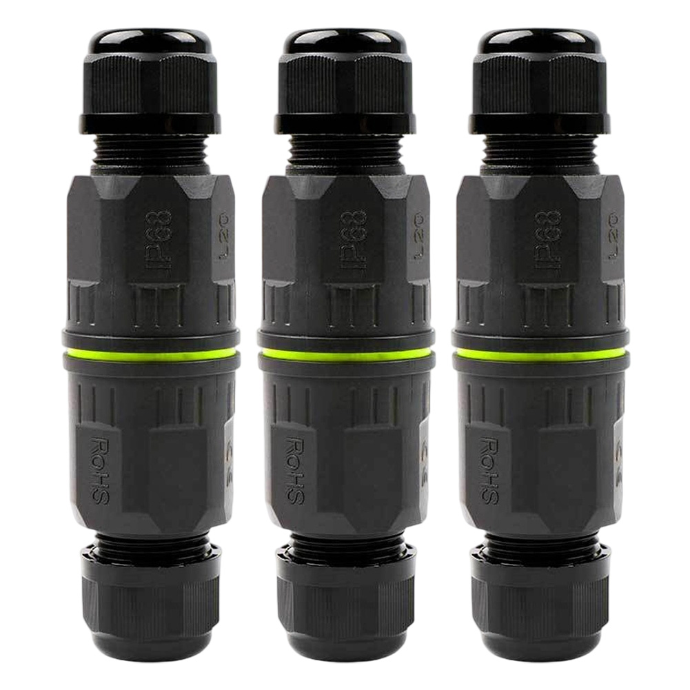 Outdoor Lighting Underground Wiring - 3 Stück IP68 wasserdichte Kabelverbinder, schraubenlose