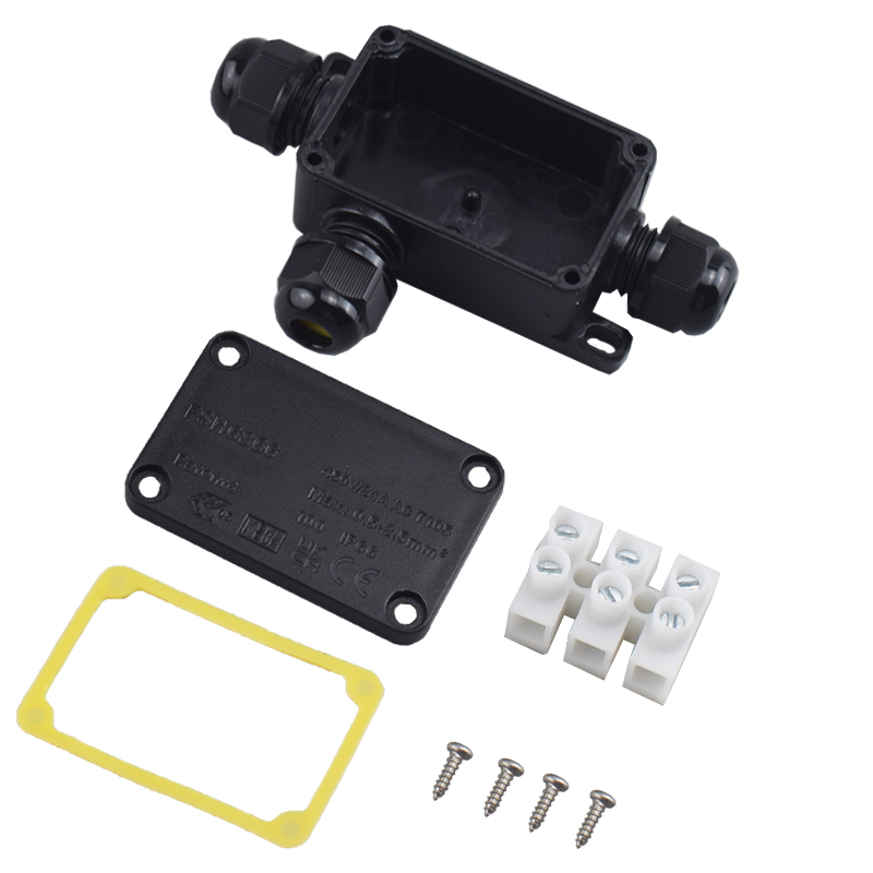 Outdoor Lighting Connectors - 3-Wege-Anschlussdose für den Außenbereich, wasserdicht, IP66,