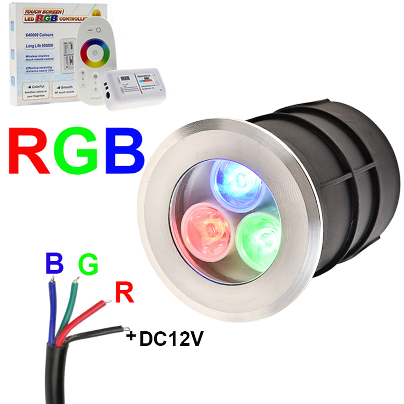 Outdoor Lighting Underground Wiring - 4-Draht-RGB-LED-Untergrundleuchte, 9 W, 18 W, IP68,