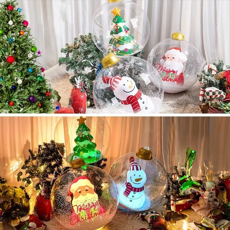 Outdoor Lighting Tree - 2026 Outdoor Weihnachtsballons Santa Schneemann Weihnachtsbaum