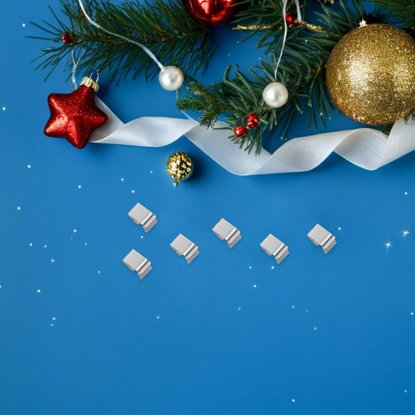 Outdoor Lighting For Christmas - 200 Stück Dachrinnen-Clips, Haken für Lichterketten