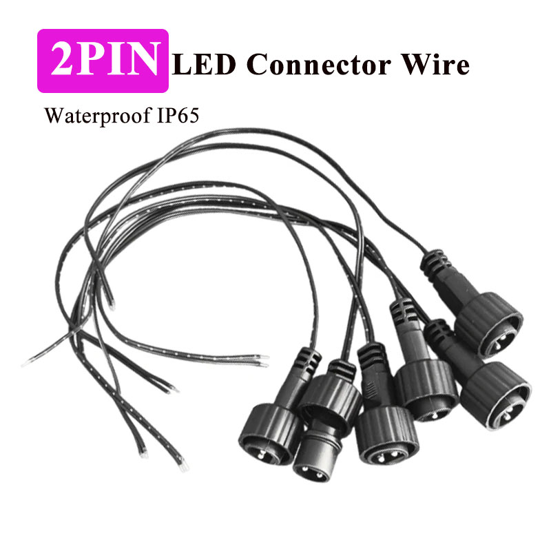 Outdoor Lighting Connectors - Outdoor 2-Pin LED-Verbinder mit 25cm Kabel