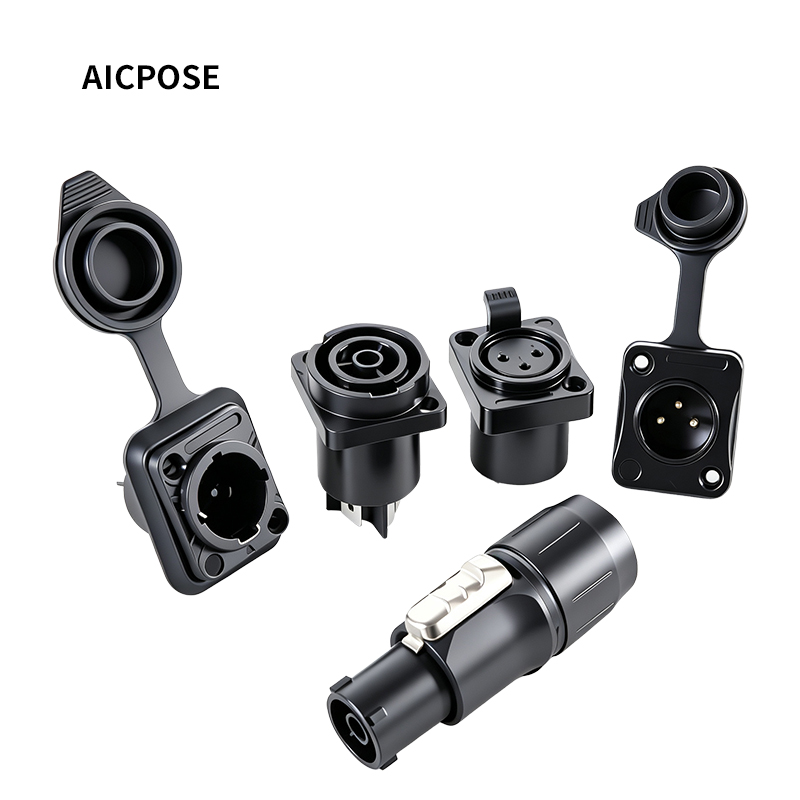Outdoor Lighting Connectors - 10 Stück Wasserdichte Powercon True 1