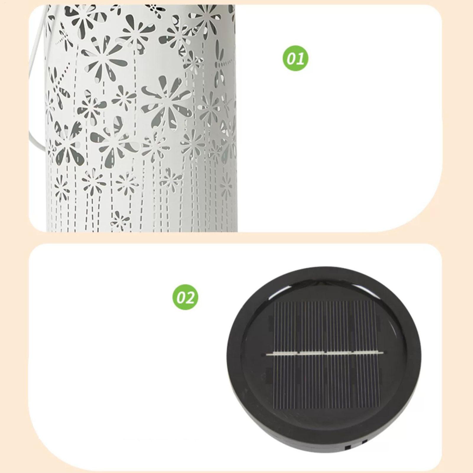 Outdoor Lighting House - Außenlaternen für die Veranda, bunte Metall-Blumenlampen,
