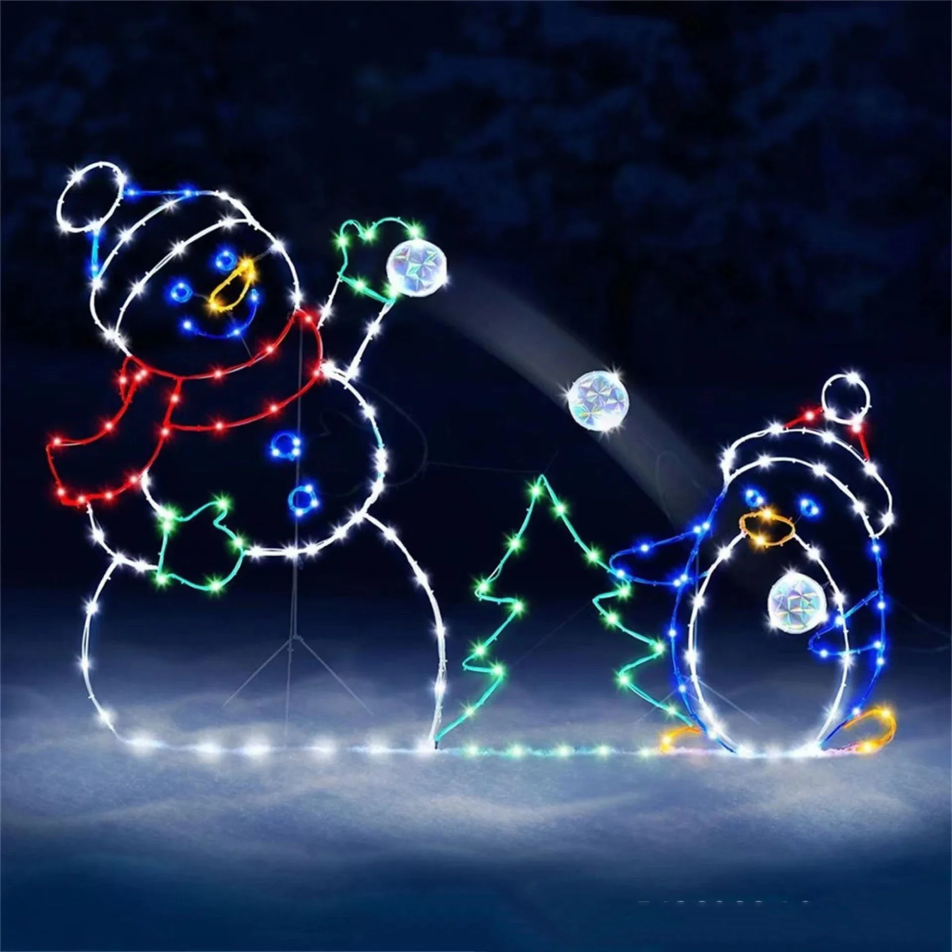 Animiertes Schneeballlicht, LE – Outdoor Lighting For Christmas Bewertung und Preis