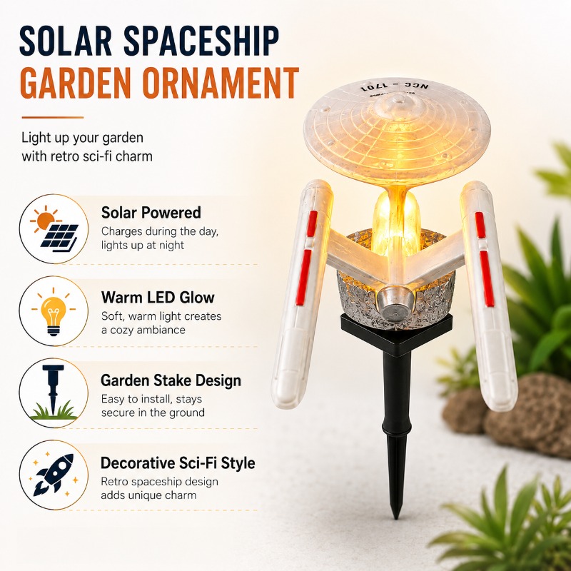 Star Trek USS Enterprise Solar – Outdoor Lighting Led Fixtures Bewertung und Preis