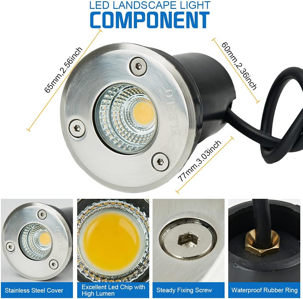 Niederspannungs-Landschaftsbel – Outdoor Lighting Underground Wiring Bewertung und Preis