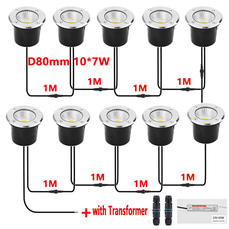 12V LED Bodeneinbauleuchte IP6 – Outdoor Lighting Underground Wiring Bewertung und Preis