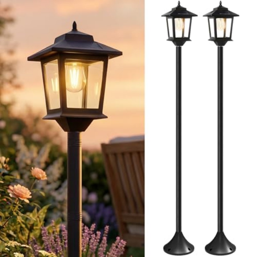Solar-Pfostenleuchten für den  – Outdoor Lighting Pole Bewertung und Preis