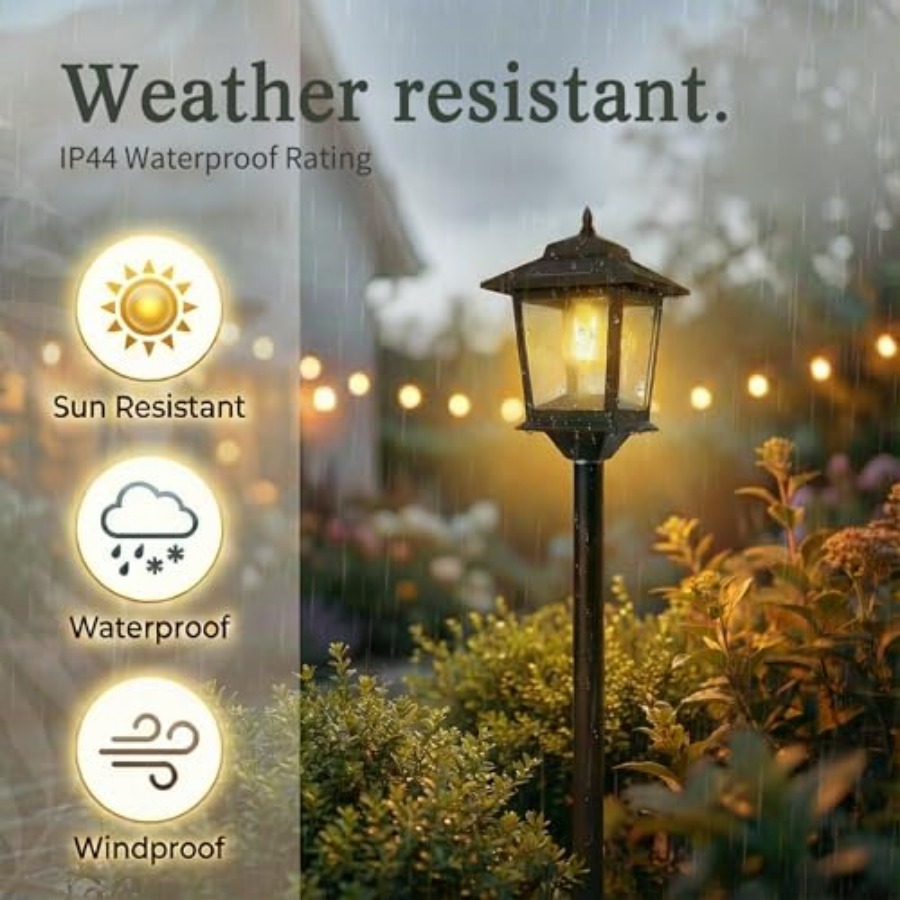 Solar-Pfostenleuchten für den  – Outdoor Lighting Pole Bewertung und Preis