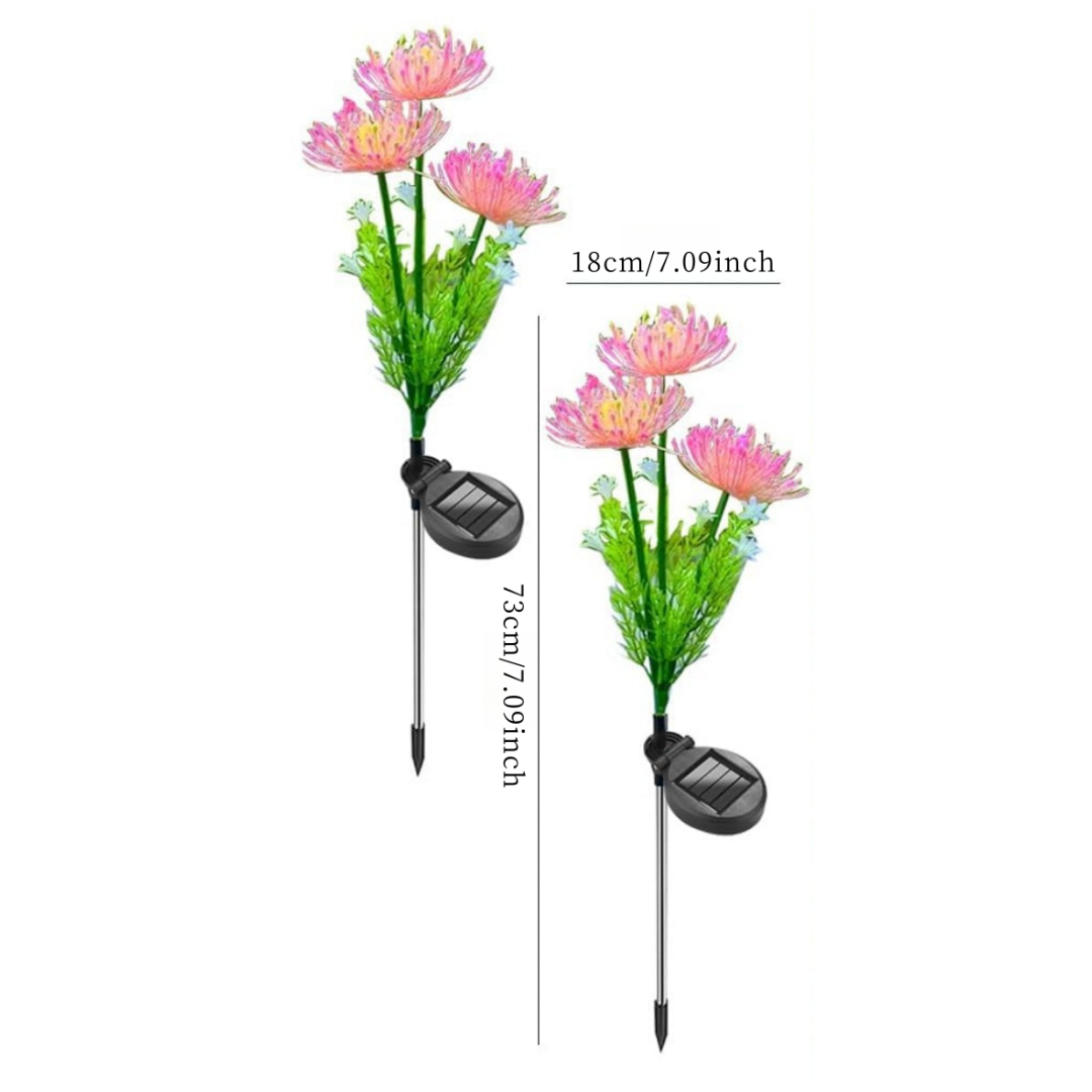 Solar-Blumen-Dekorationsleucht – Outdoor Lighting Yard Decoration Bewertung und Preis