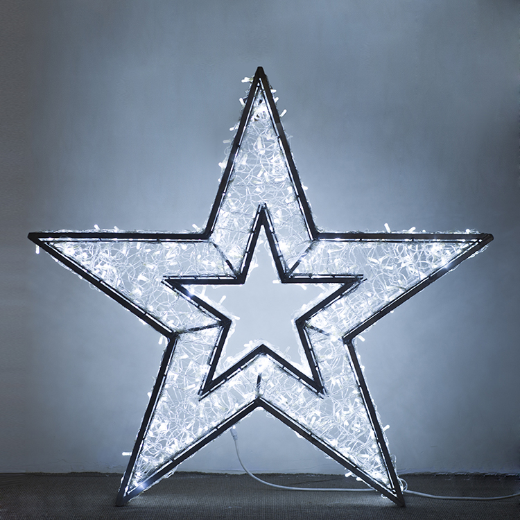 LED Fünfzackiger Stern Außenbe – Outdoor Lighting For Christmas Bewertung und Preis