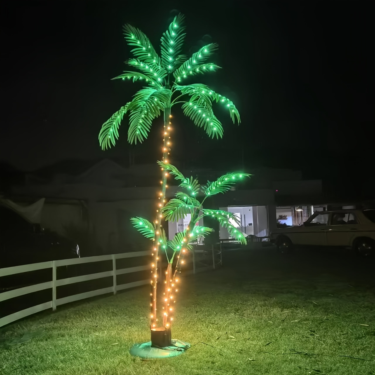 7 Fuß solarbeleuchteter künstl – Outdoor Lighting Tree Bewertung und Preis