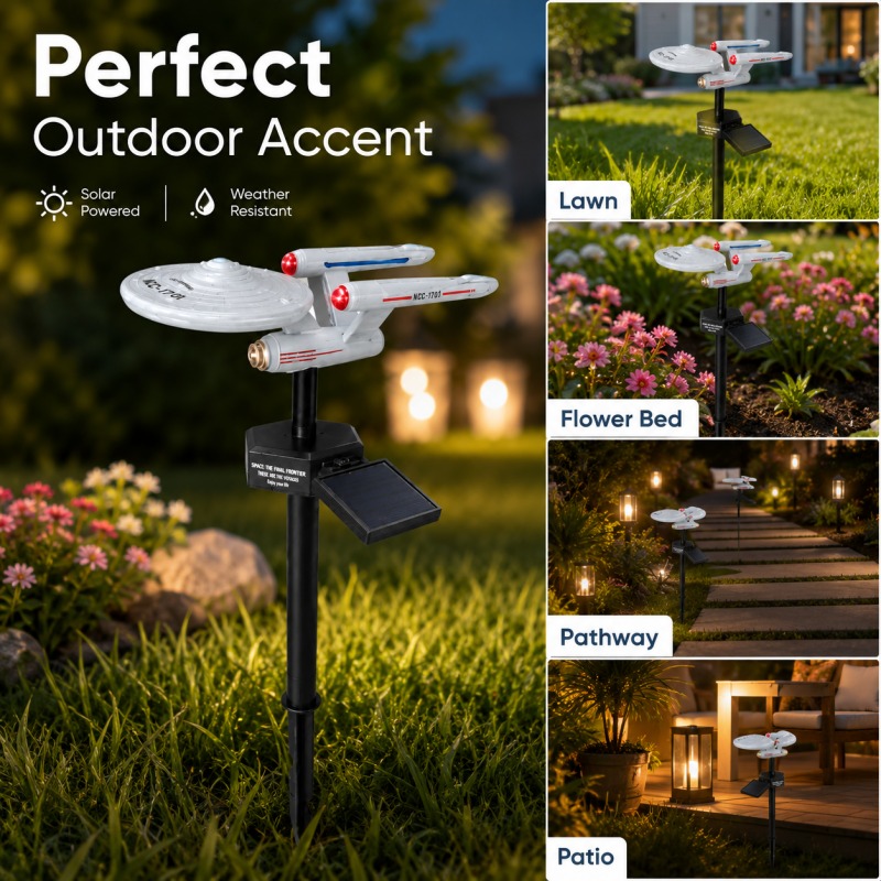Star Trek USS Enterprise Solar – Outdoor Lighting Led Fixtures Bewertung und Preis