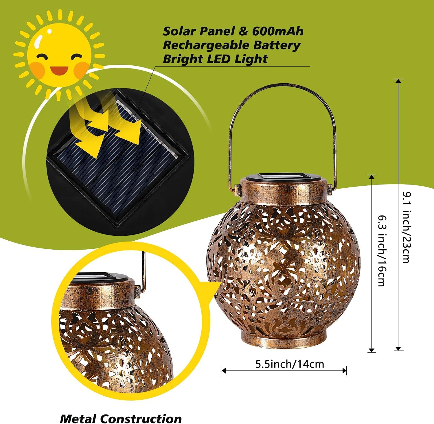 1–6 Stück marokkanische Solarl – Outdoor Lighting Led Fixtures Bewertung und Preis