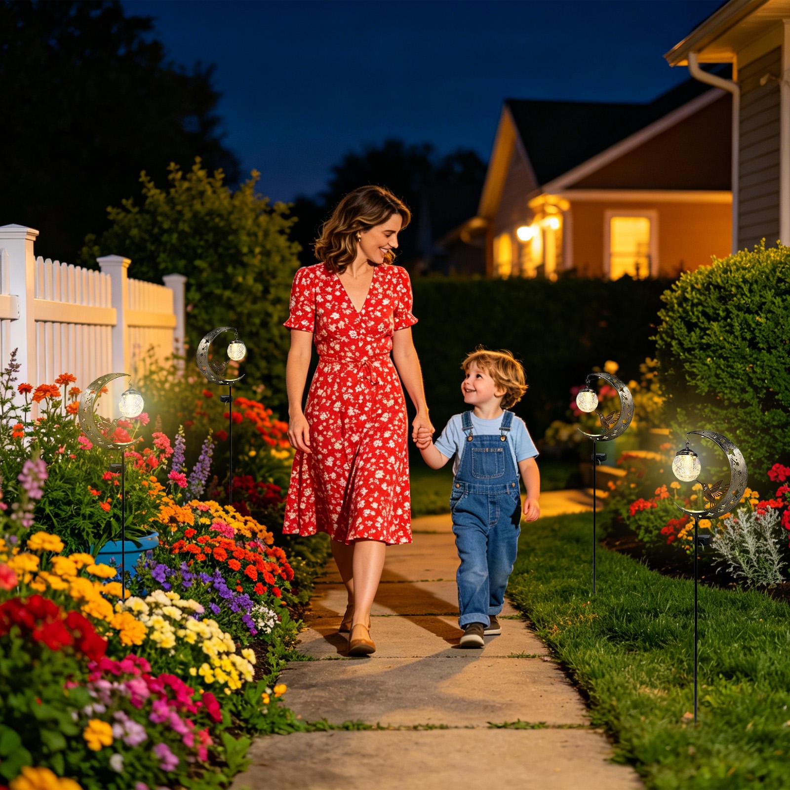 Solar-Gartenleuchten, Mond-Kol – Outdoor Lighting Yard Stakes Bewertung und Preis