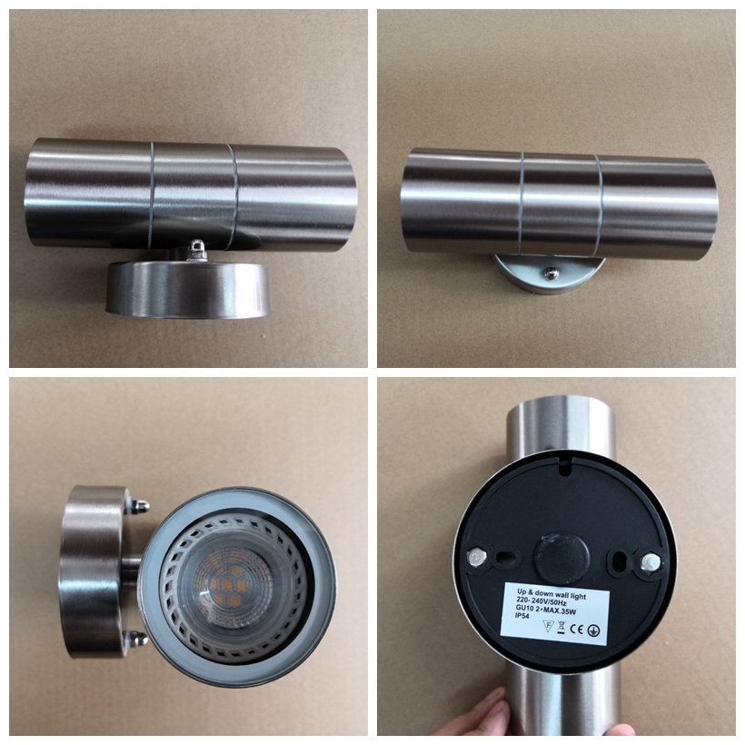 Moderne Edelstahl-Außenwandleu – Outdoor Lighting Glass Replacement Bewertung und Preis