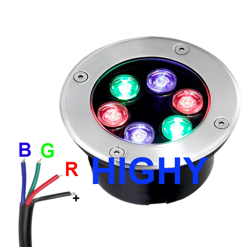4-Draht-RGB-LED-Untergrundleuc – Outdoor Lighting Underground Wiring Bewertung und Preis