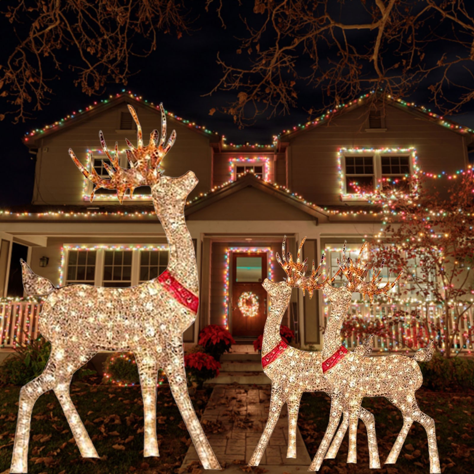 Beleuchtete Weihnachts dekorat – Outdoor Lighting Yard Stakes Bewertung und Preis