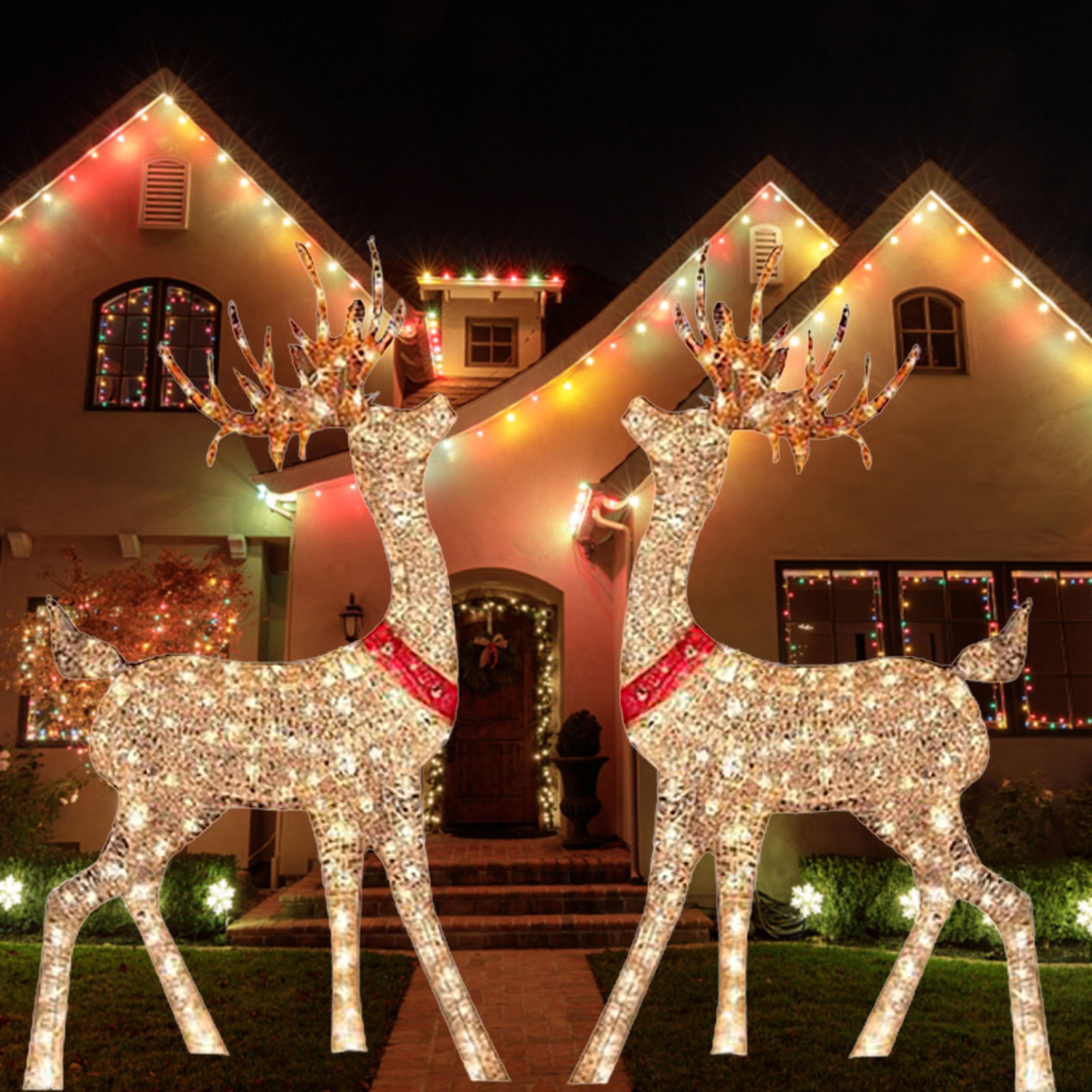 Beleuchtete Weihnachts dekorat – Outdoor Lighting Yard Stakes Bewertung und Preis