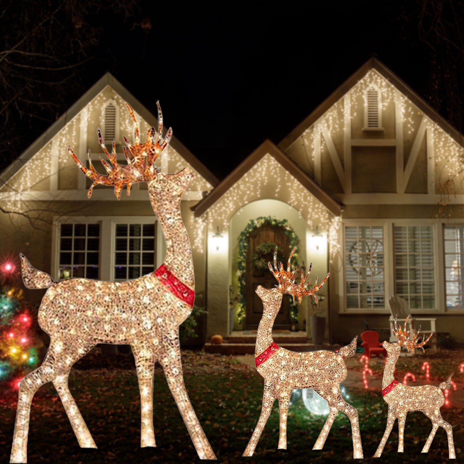Beleuchtete Weihnachts dekorat – Outdoor Lighting Yard Stakes Bewertung und Preis