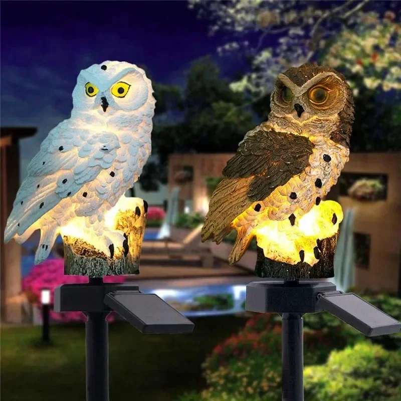 Solar-Eulen-Statue Gartenleuch – Outdoor Lighting Panel Bewertung und Preis