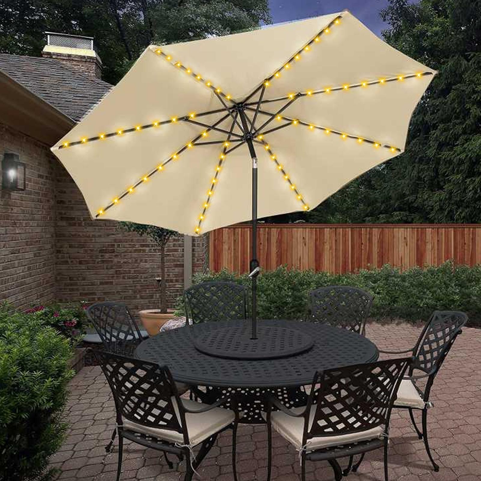 Solar-Sonnenschirm-Lichterkett – Outdoor Lighting Led Fixtures Bewertung und Preis