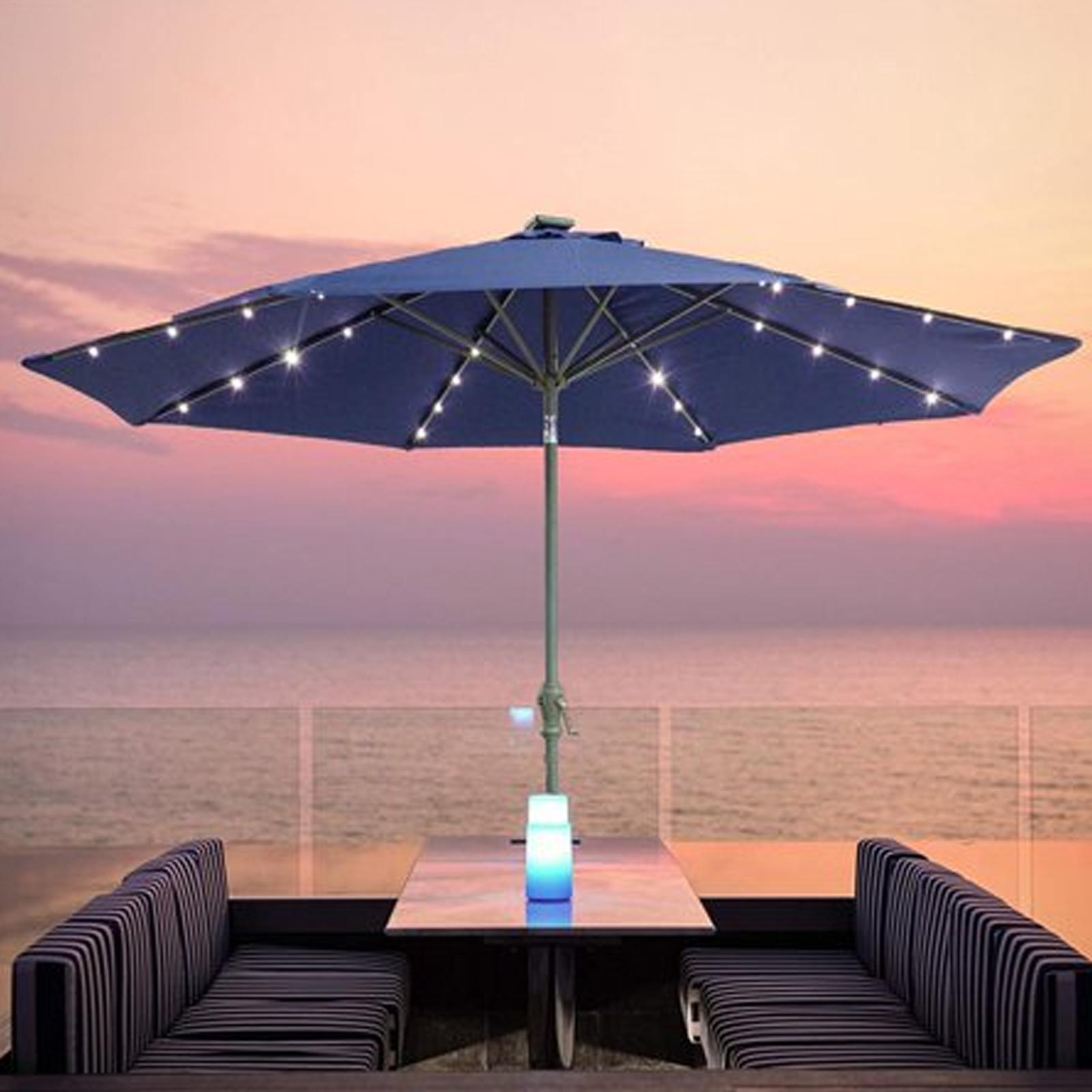 Solar-Sonnenschirm-Lichterkett – Outdoor Lighting Led Fixtures Bewertung und Preis