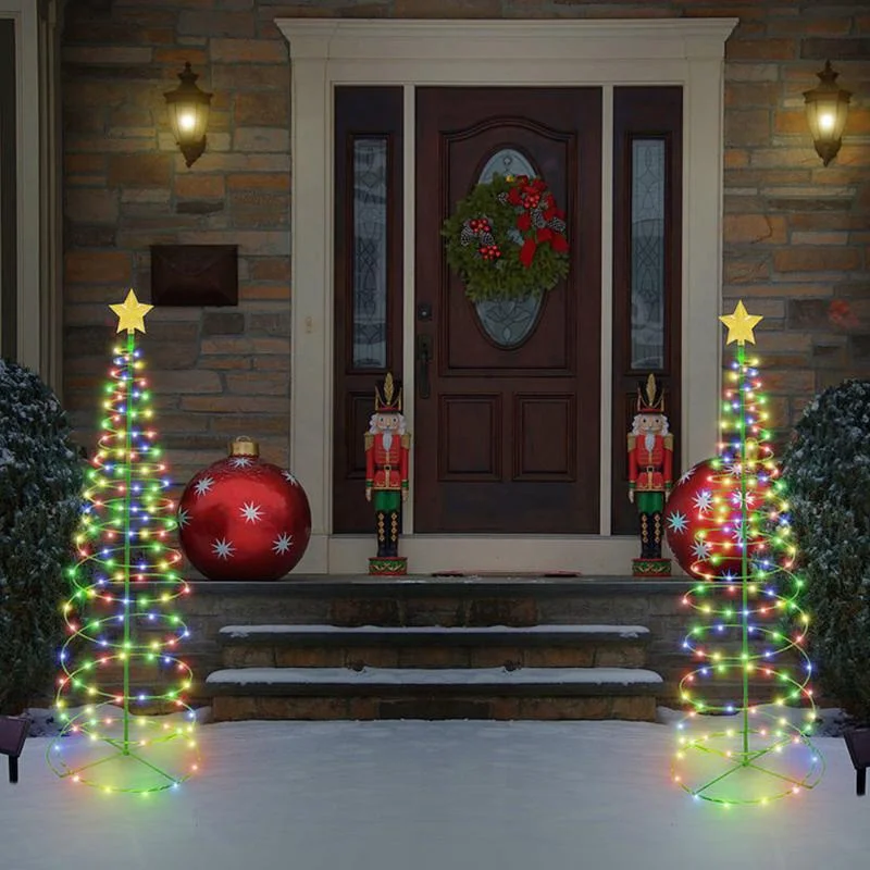 Solarbetriebener Weihnachtsbau – Outdoor Lighting Tree Bewertung und Preis
