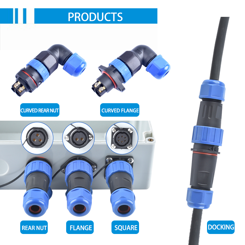 LD16 IP68 Wasserdichter Steckv – Outdoor Lighting Connectors Bewertung und Preis
