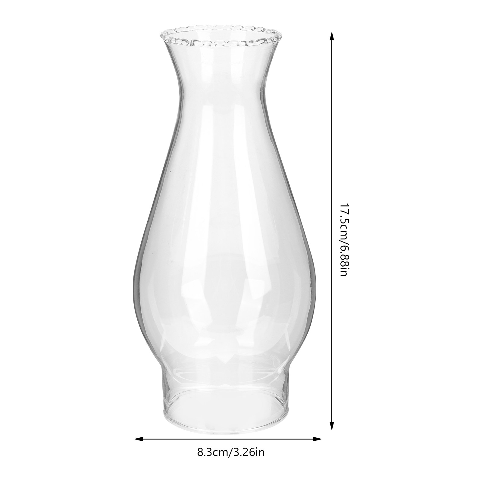 Retro-Öllampenschirm aus trans – Outdoor Lighting Glass Replacement Bewertung und Preis