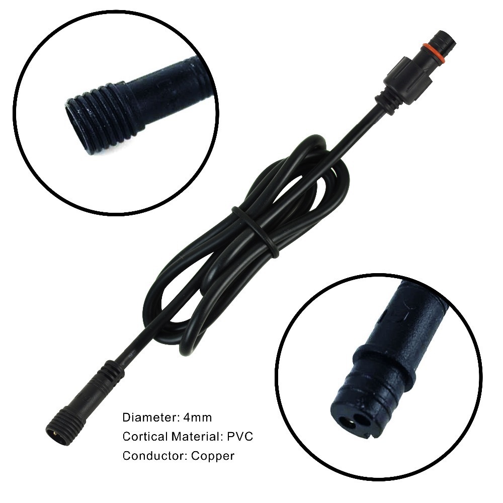 2-poliges DC-LED-Kabel, 1 Mete – Outdoor Lighting Connectors Bewertung und Preis