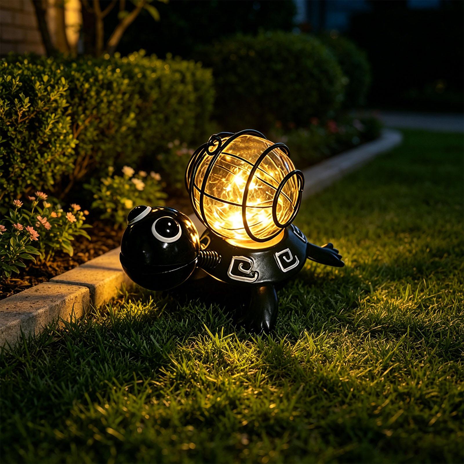Schildkröten-Solarleuchten für – Outdoor Lighting Yard Decoration Bewertung und Preis