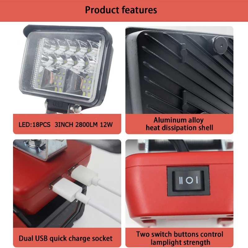 ZWINCKY 12W LED Arbeit Licht F – Outdoor Lighting Milwaukee Bewertung und Preis