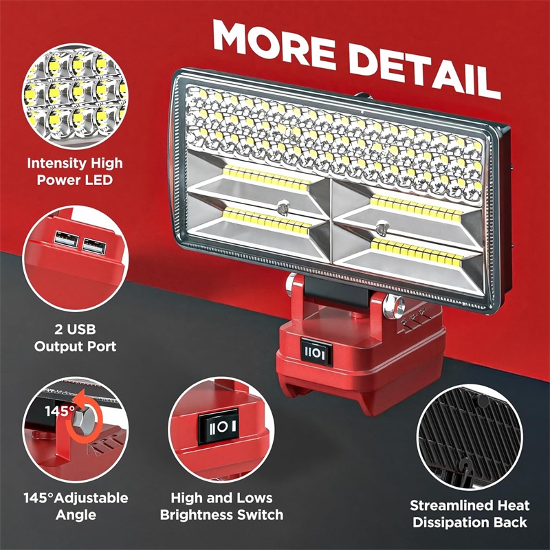Handheld-LED-Arbeitsleuchte fü – Outdoor Lighting Milwaukee Bewertung und Preis