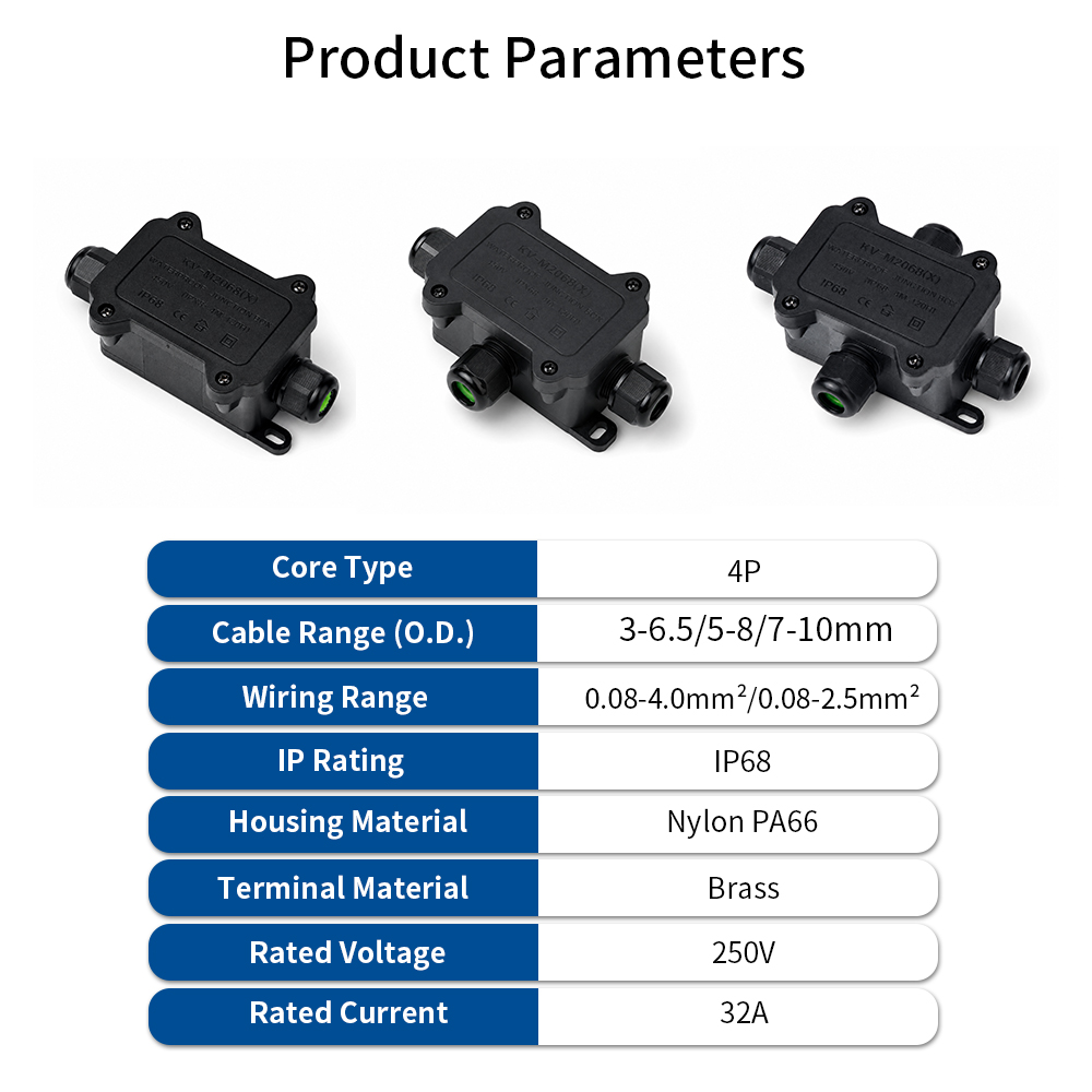 IP68 Wasserdichte Anschlussdos – Outdoor Lighting Connectors Bewertung und Preis