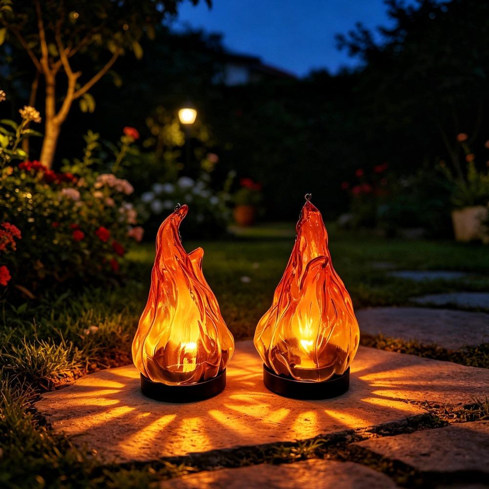 Solar-Flammen-Hängelaterne, IP – Outdoor Lighting Yard Decoration Bewertung und Preis