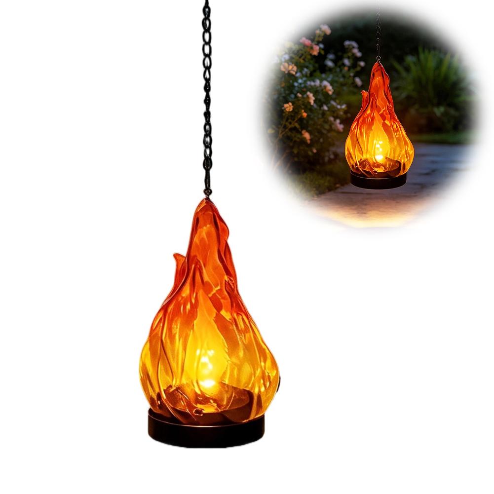 Solar-Flammen-Hängelaterne, IP – Outdoor Lighting Yard Decoration Bewertung und Preis