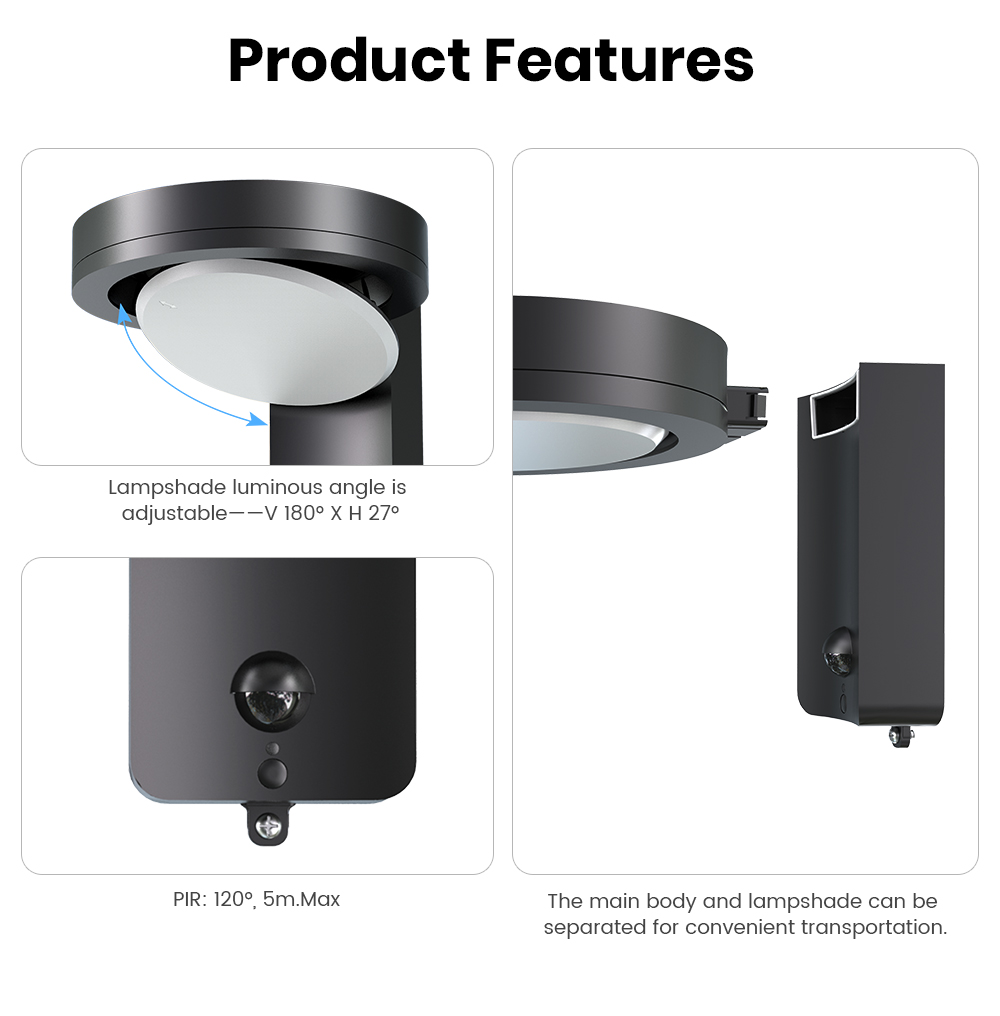 SRESKY Solarbetriebene Außenwa – Outdoor Lighting Wall Mount Bewertung und Preis