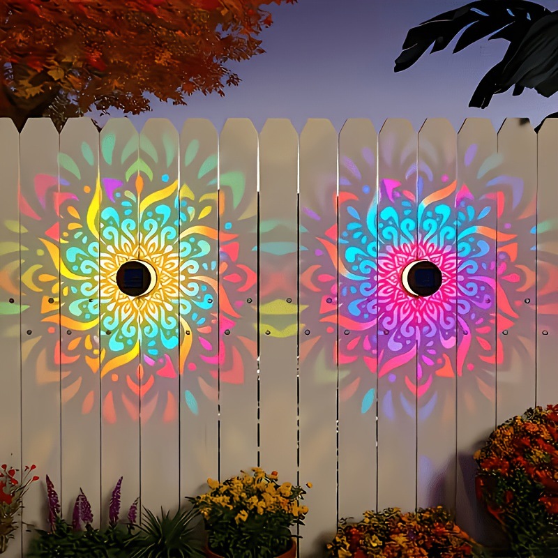 Solar-LED-Wandleuchte Mandala- – Outdoor Lighting Yard Decoration Bewertung und Preis