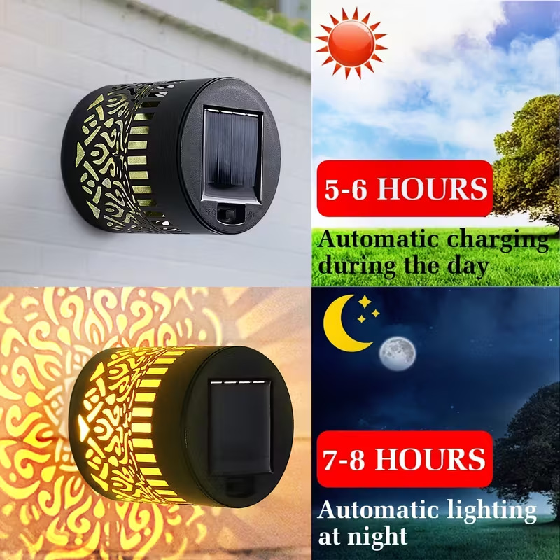 Solar-LED-Wandleuchte Mandala- – Outdoor Lighting Yard Decoration Bewertung und Preis