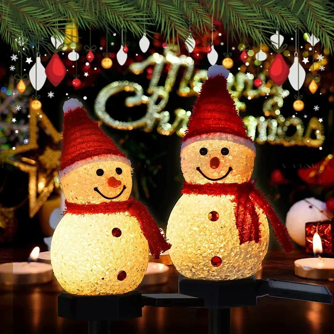 Weihnachts-Schneemann Solar-Ga – Outdoor Lighting For Christmas Bewertung und Preis