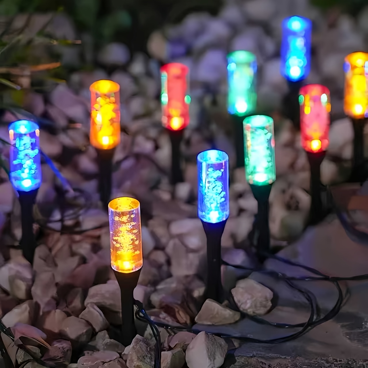 Solar-Bubble-Tube-Gartenleucht – Outdoor Lighting Yard Stakes Bewertung und Preis