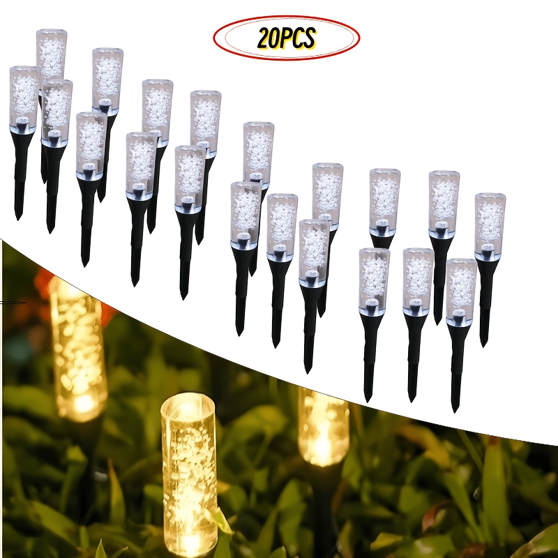 Solar-Bubble-Tube-Gartenleucht – Outdoor Lighting Yard Stakes Bewertung und Preis
